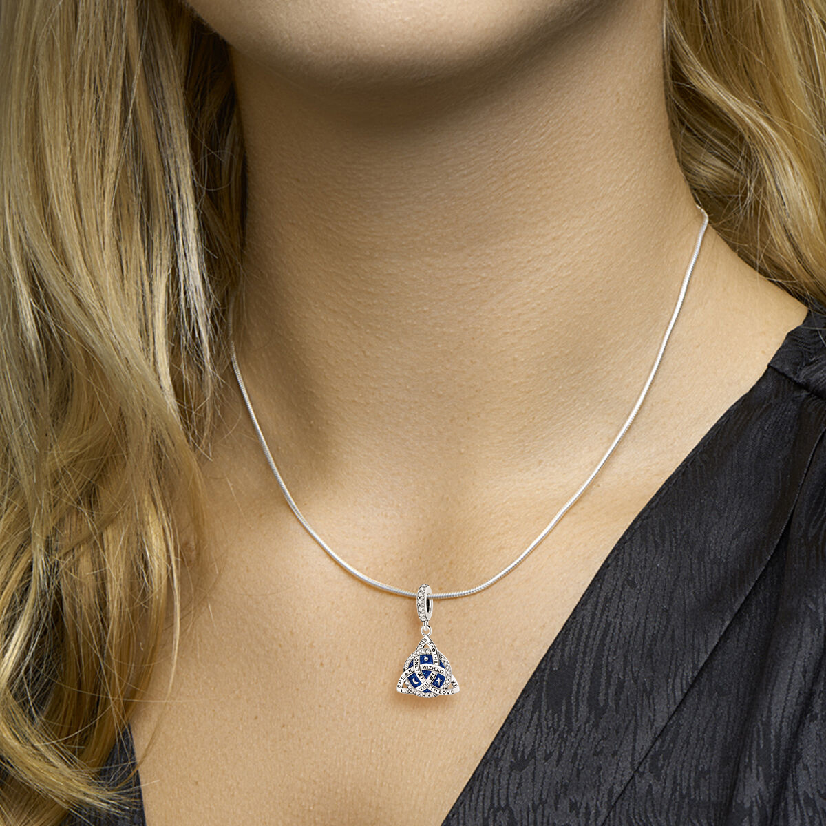 blue celtic charm