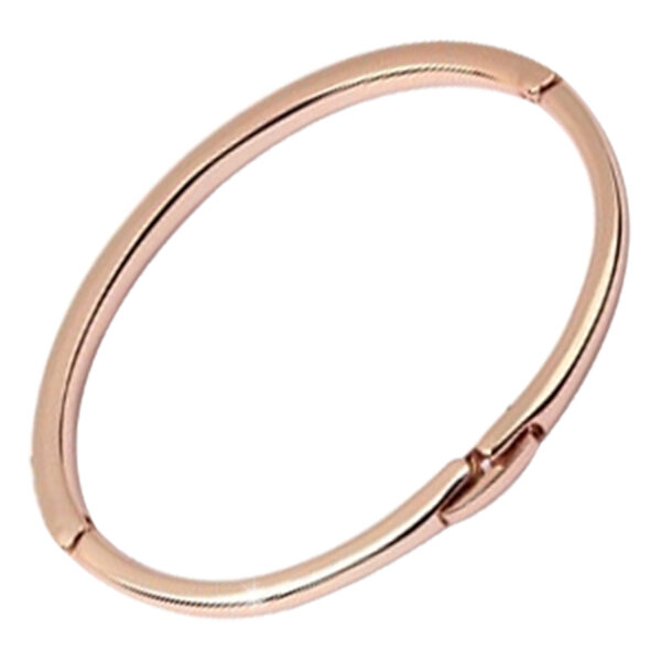 Round Crystals Cuff Bracelet 18K Rose Gold Coated - Multi Coloured