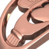 18K Rose Gold Coated Claddagh Ring