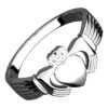 925 Sterling Silver Claddagh Ring Heart, Hands and Crown