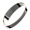 925 Sterling Silver Claddagh Ring with Heart Shaped Emerald Green Cubic Zirconia